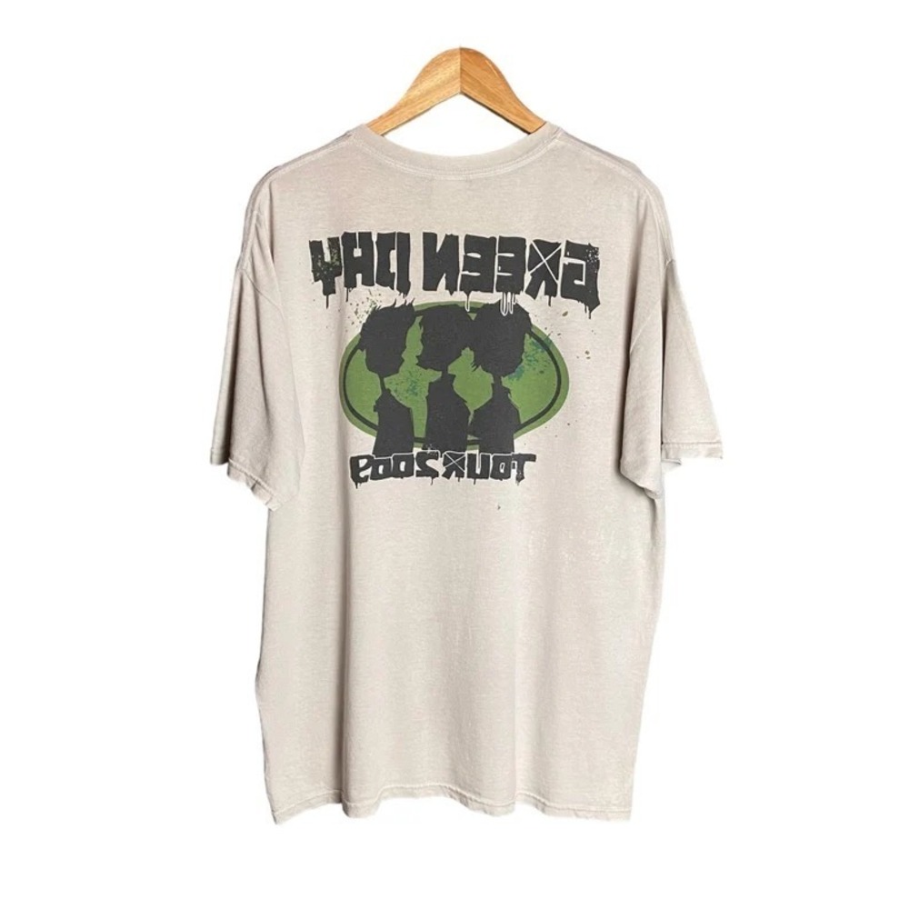 Vintage Y2K Green Day Tour Punk Rock Band T-Shirt Gift For Birthday